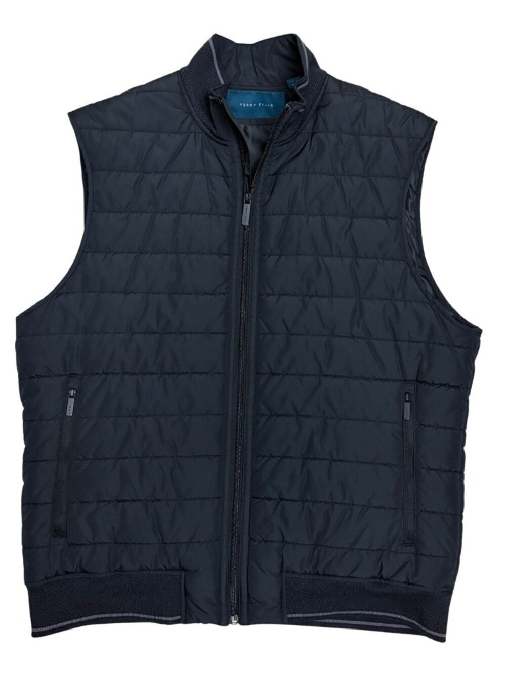 PERRY ELLIS Vest Insulated Designer Casual Winter Fall Spring Puffer Mens Large